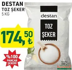 DESTAN TOZ ŞEKER 5 KG DESTAN TOZ ŞEKER 5 KG